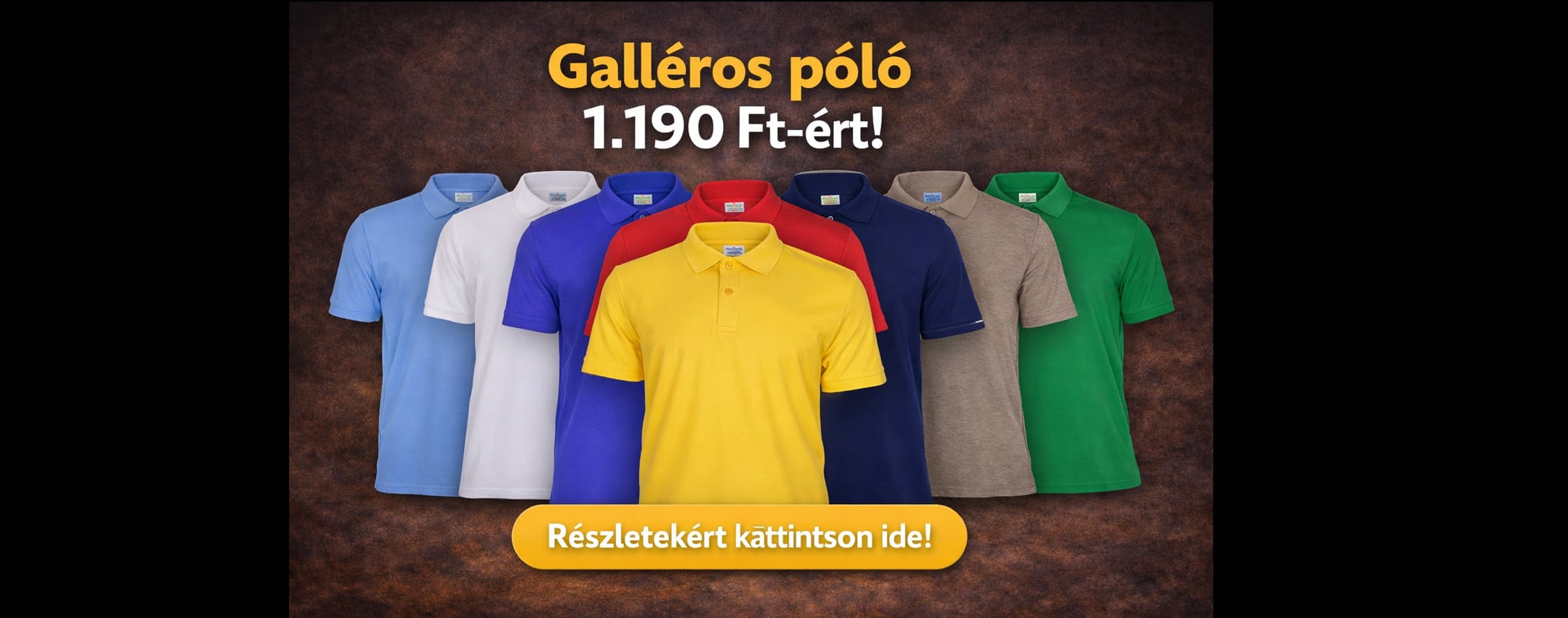 Galléros póló 1190-ért